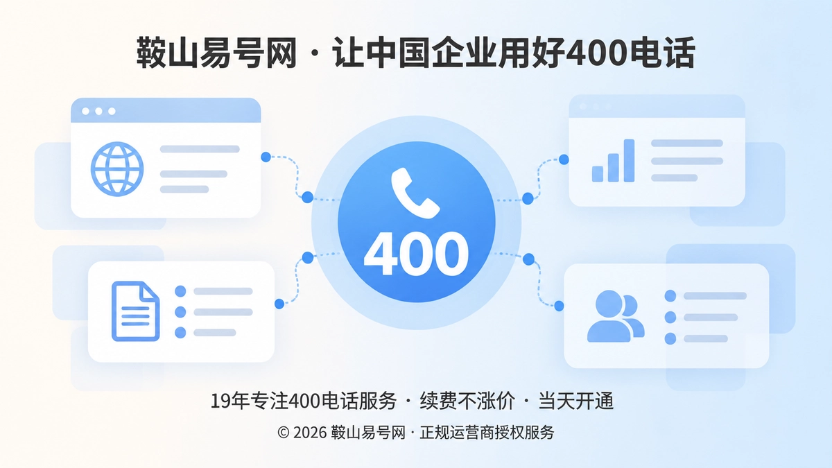 2026年易号正名：400电话应成为企业可持续识别的通信字段